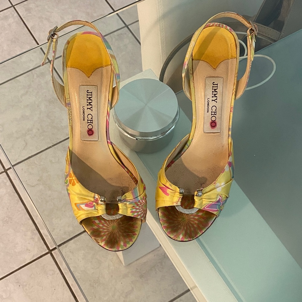 Jimmy Choo Vibrant Yellow Heels